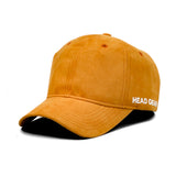 HEAD GEAR LIGHT TANGERINE SUEDE CAP