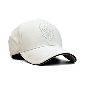 HEAD GEAR POLAR WHITE SUPER SUEDE SANDWICH CAP