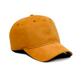 HEAD GEAR LIGHT TANGERINE SUEDE CAP