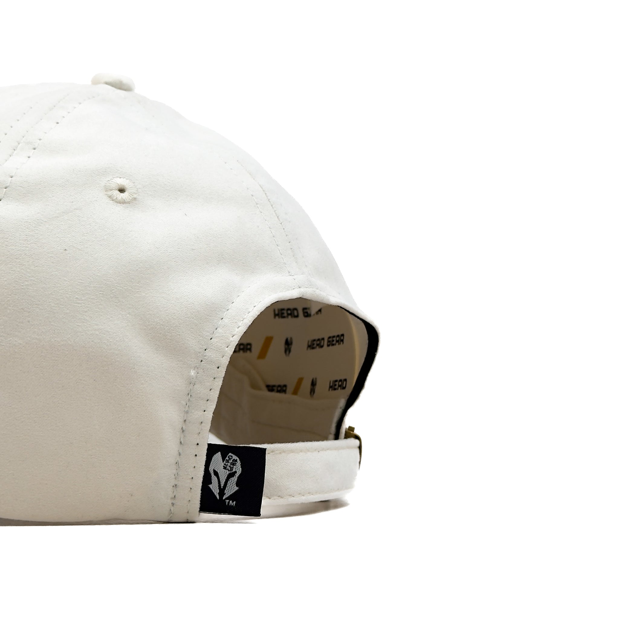 HEAD GEAR POLAR WHITE SUPER SUEDE SANDWICH CAP