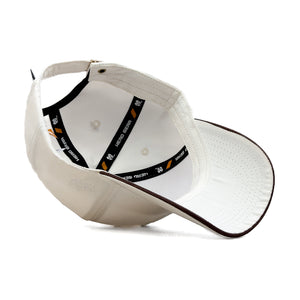 HEAD GEAR POLAR WHITE SUPER SUEDE SANDWICH CAP