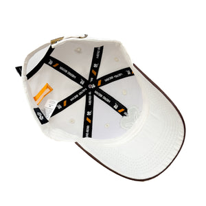 HEAD GEAR POLAR WHITE SUPER SUEDE SANDWICH CAP