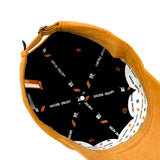 HEAD GEAR LIGHT TANGERINE SUEDE CAP