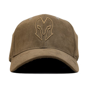 HEAD GEAR DARK OLIVE SUPER SUEDE CAP