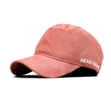 HEAD GEAR LIGHT PINK SUEDE CAP
