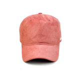 HEAD GEAR LIGHT PINK SUEDE CAP