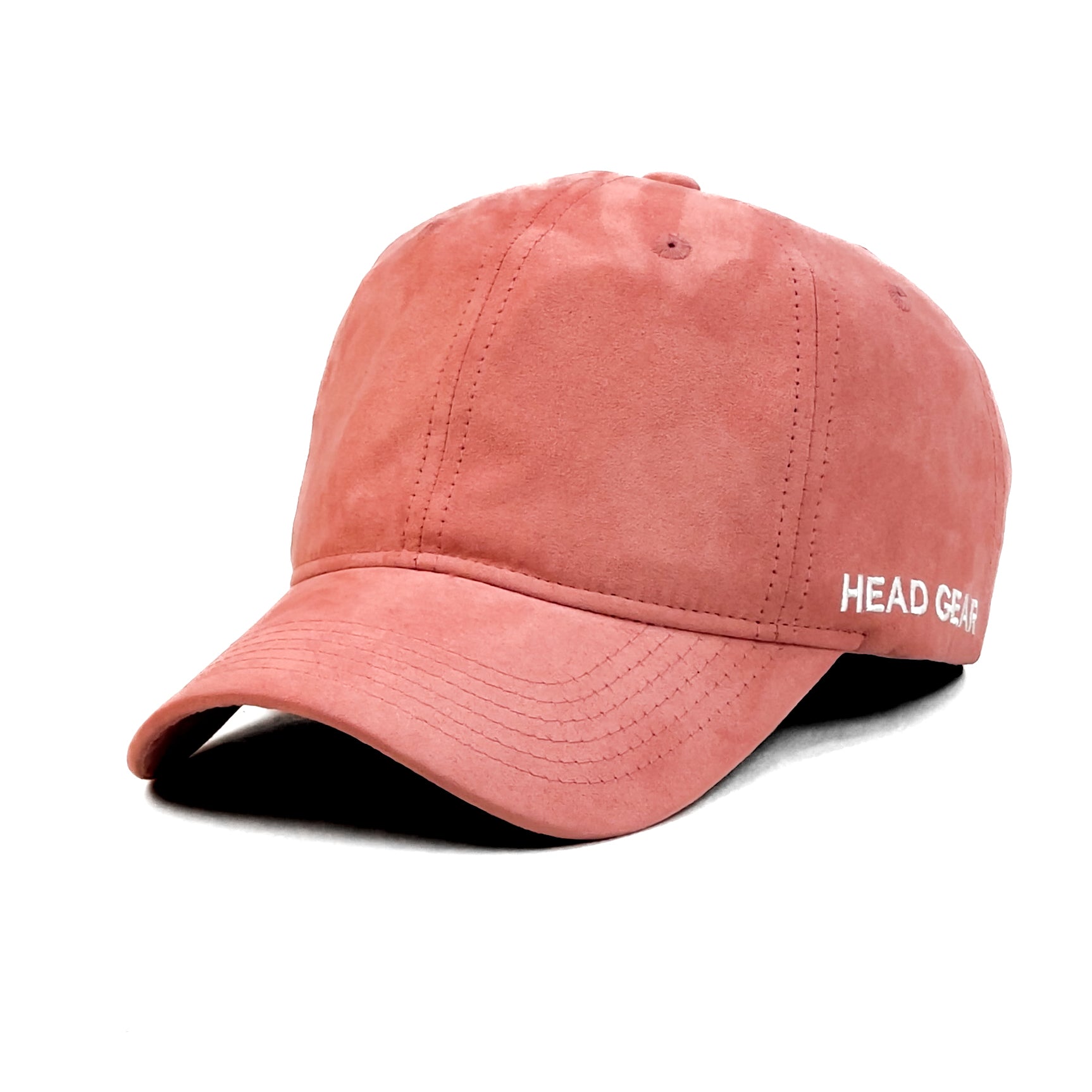 HEAD GEAR LIGHT PINK SUEDE CAP