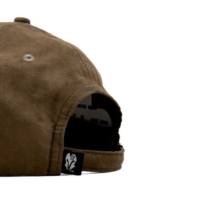 HEAD GEAR DARK OLIVE SUPER SUEDE CAP