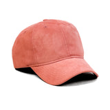 HEAD GEAR LIGHT PINK SUEDE CAP