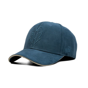 HEAD GEAR MIDNIGHT BLUE SUPER SUEDE SANDWICH CAP