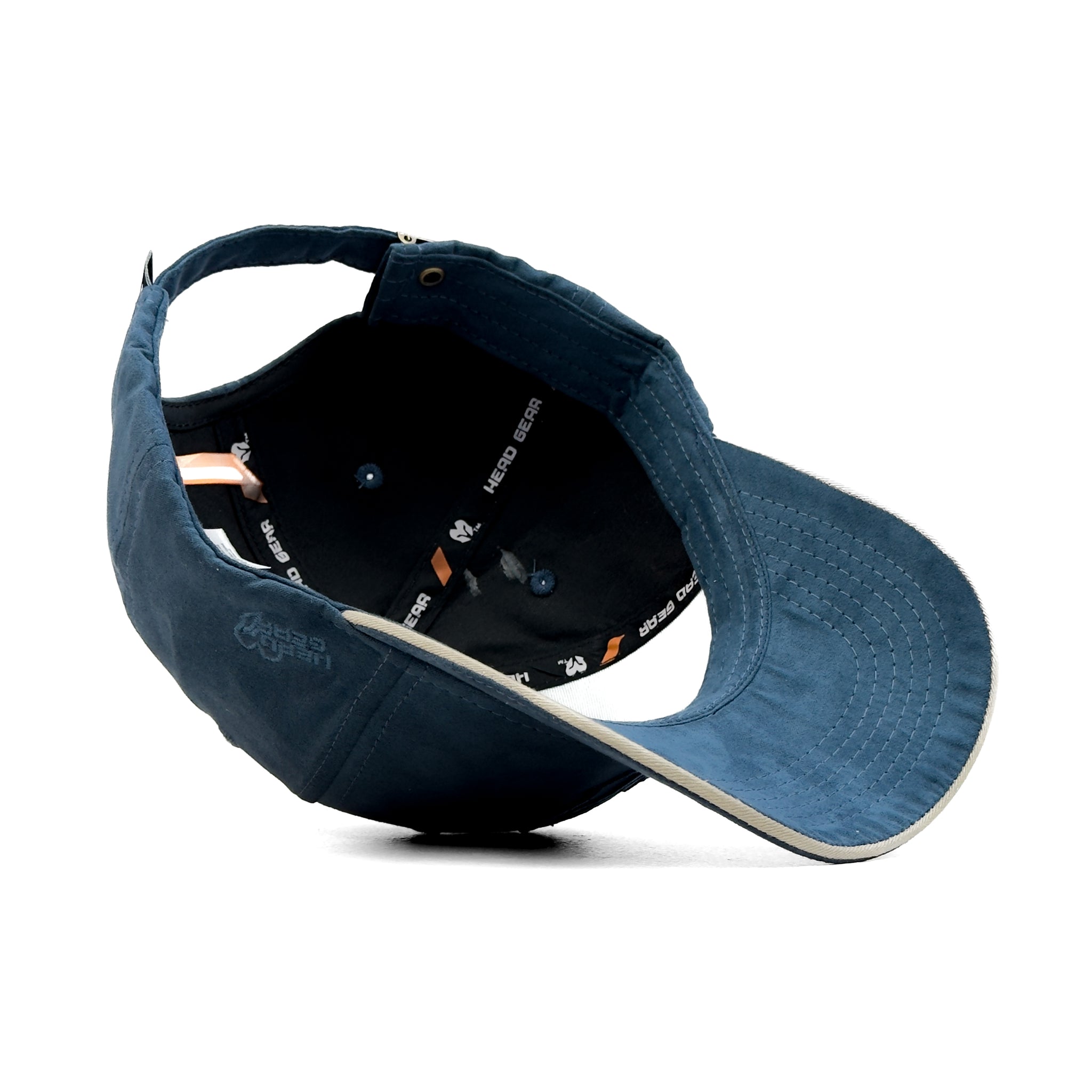 HEAD GEAR MIDNIGHT BLUE SUPER SUEDE SANDWICH CAP