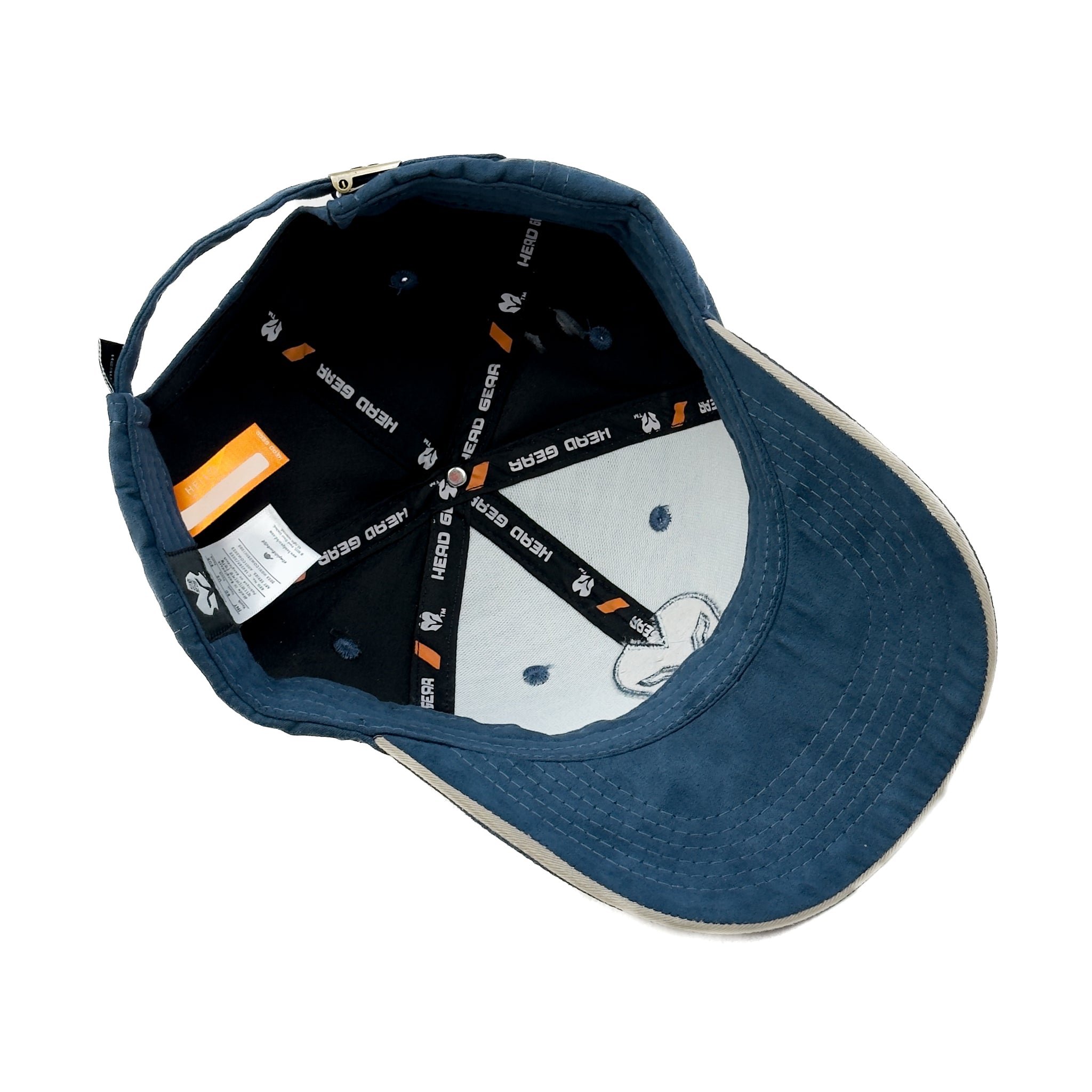 HEAD GEAR MIDNIGHT BLUE SUPER SUEDE SANDWICH CAP