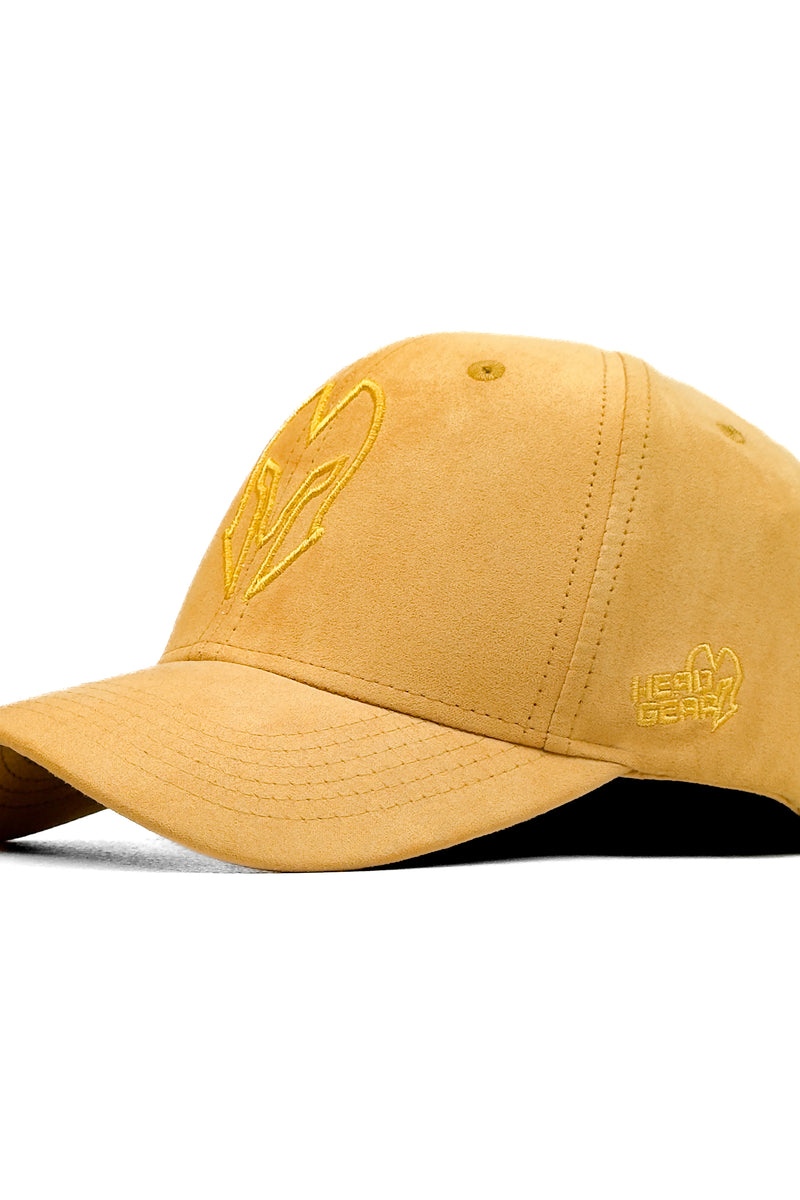 HEAD GEAR LEMON YELLOW SUPER SUEDE CAP
