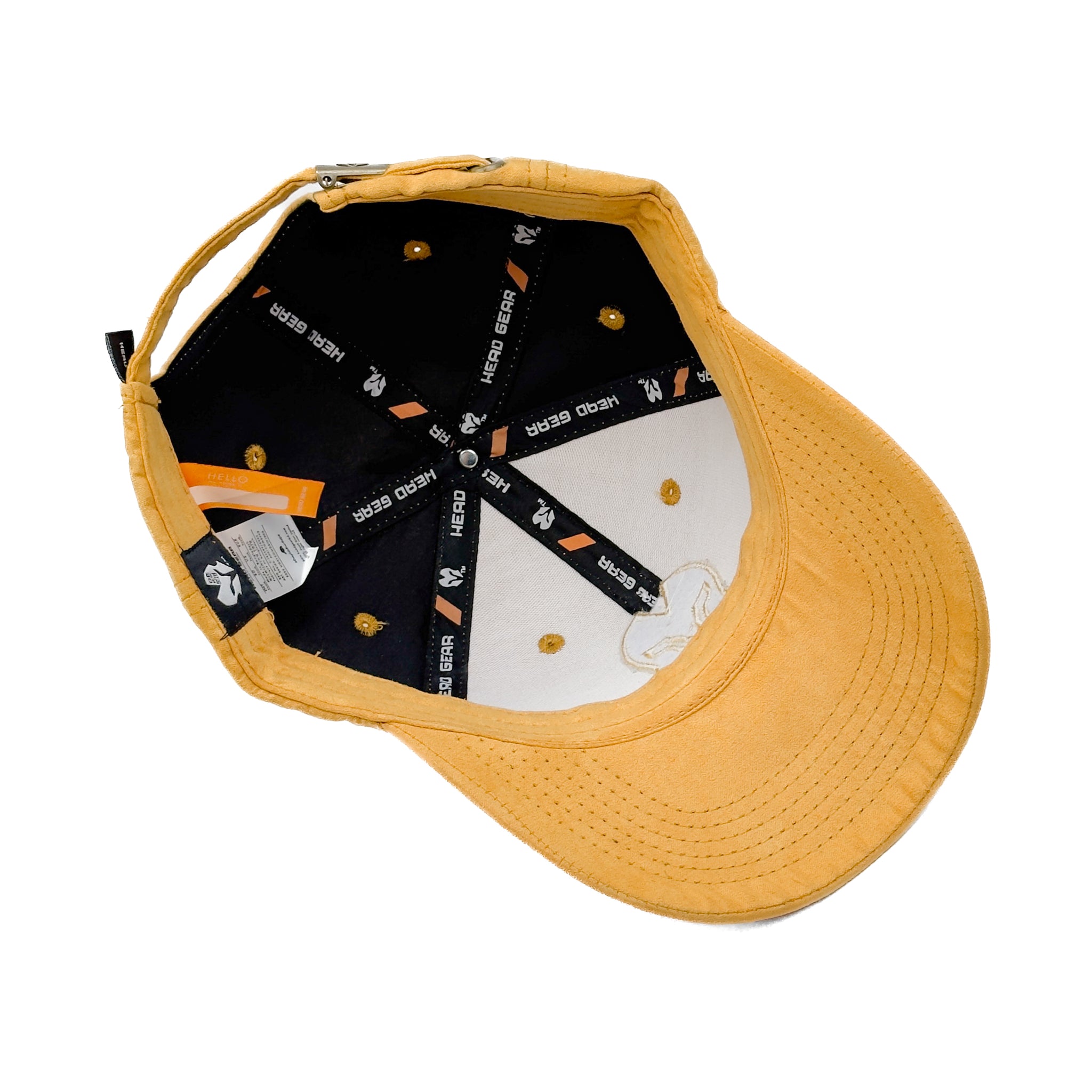 HEAD GEAR LEMON YELLOW SUPER SUEDE CAP