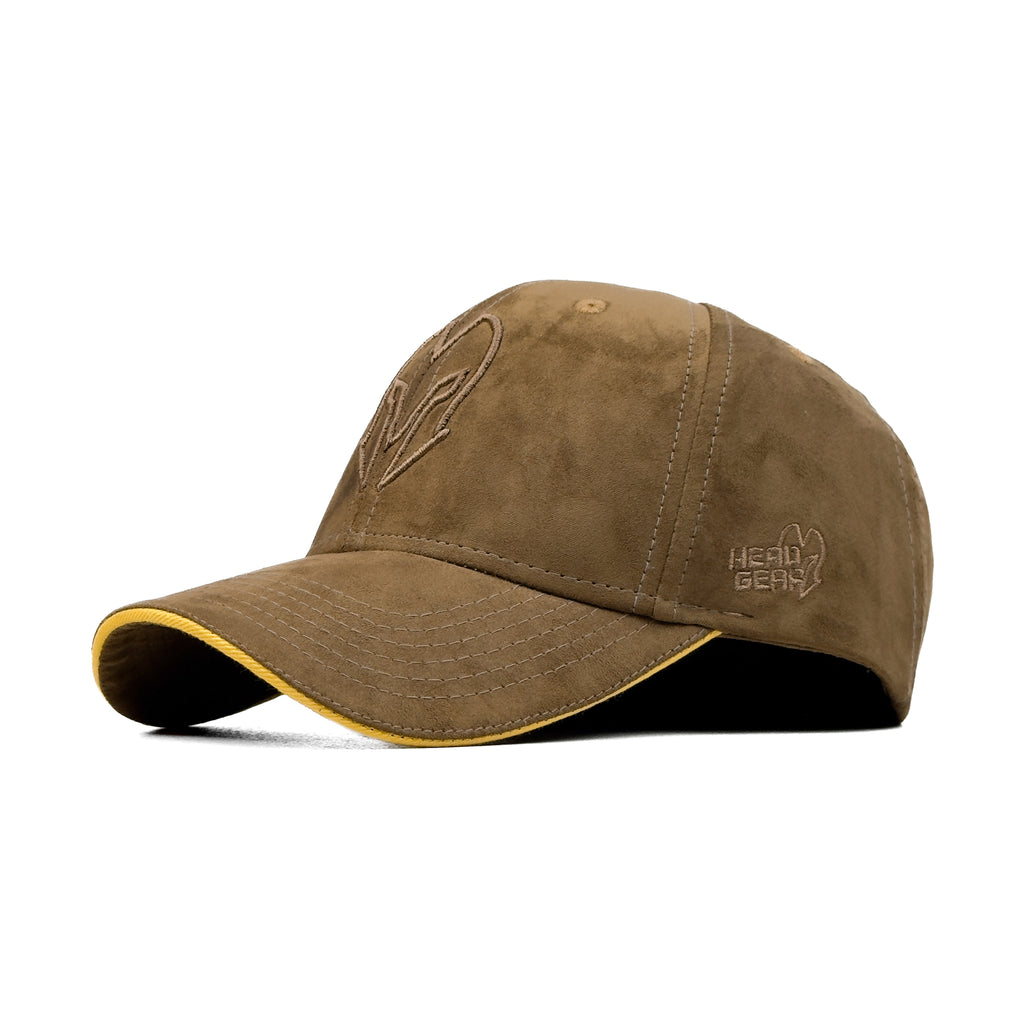 HEAD GEAR OLIVE SUPER SUEDE SANDWICH CAP