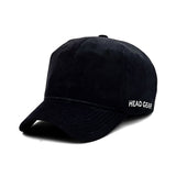 HEAD GEAR BLACK CORDUROY CAP