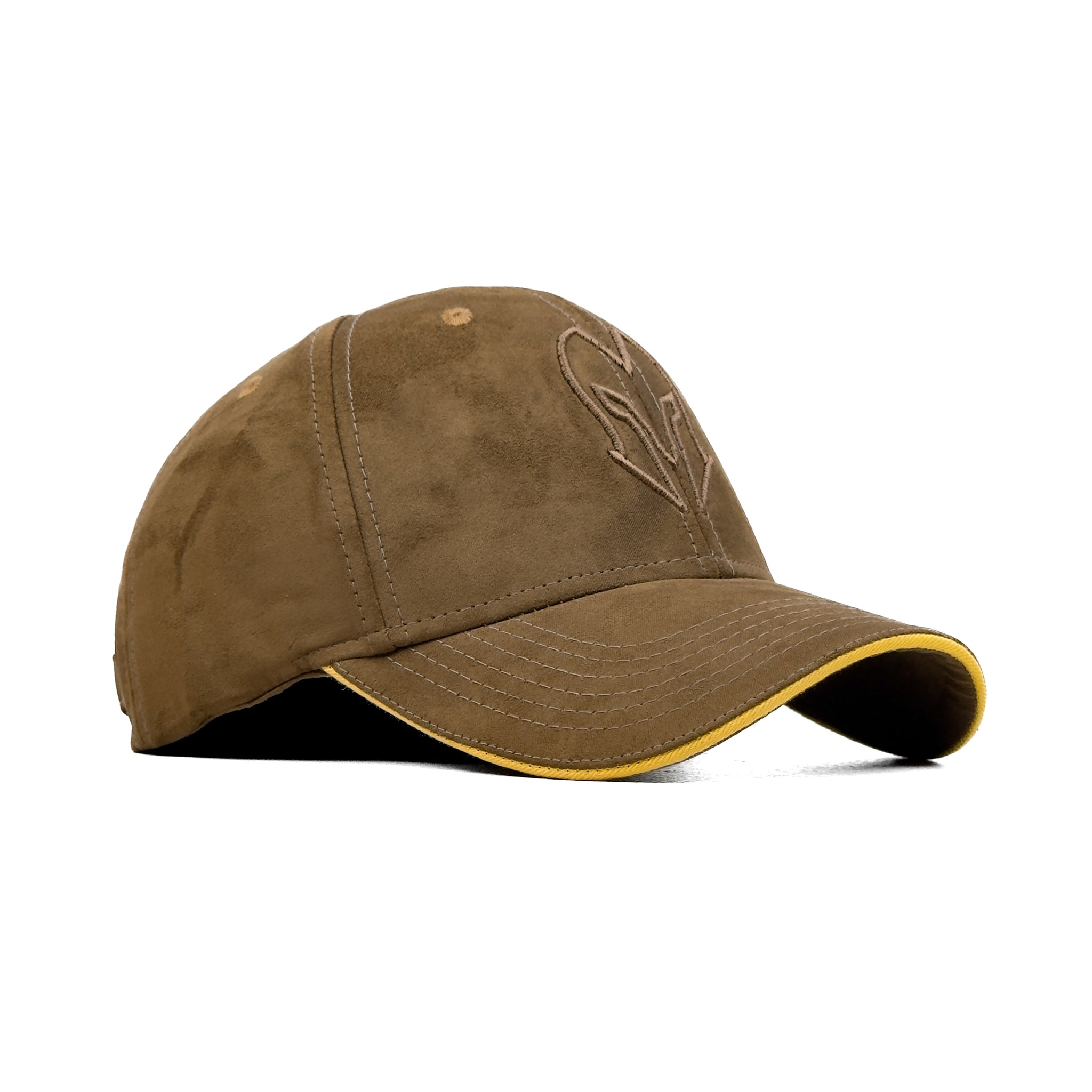 HEAD GEAR OLIVE SUPER SUEDE SANDWICH CAP