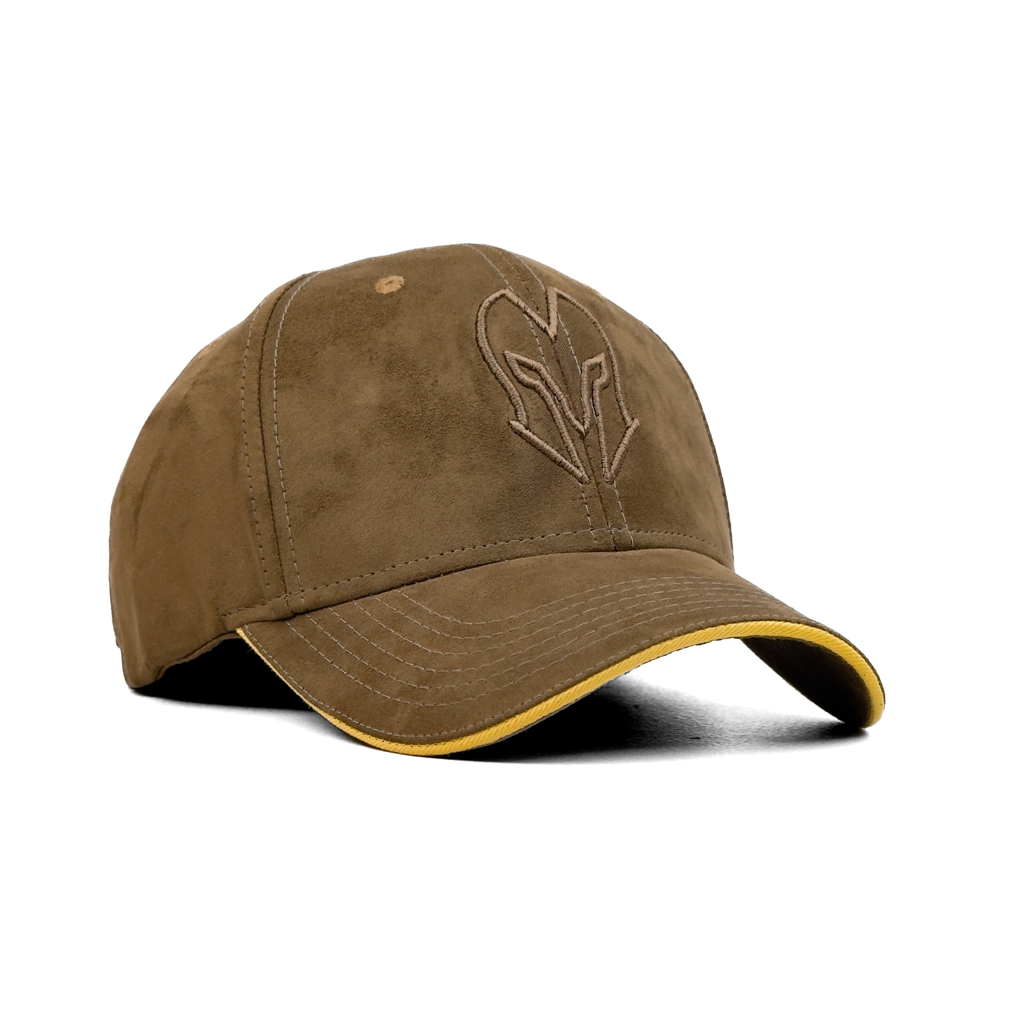 HEAD GEAR OLIVE SUPER SUEDE SANDWICH CAP