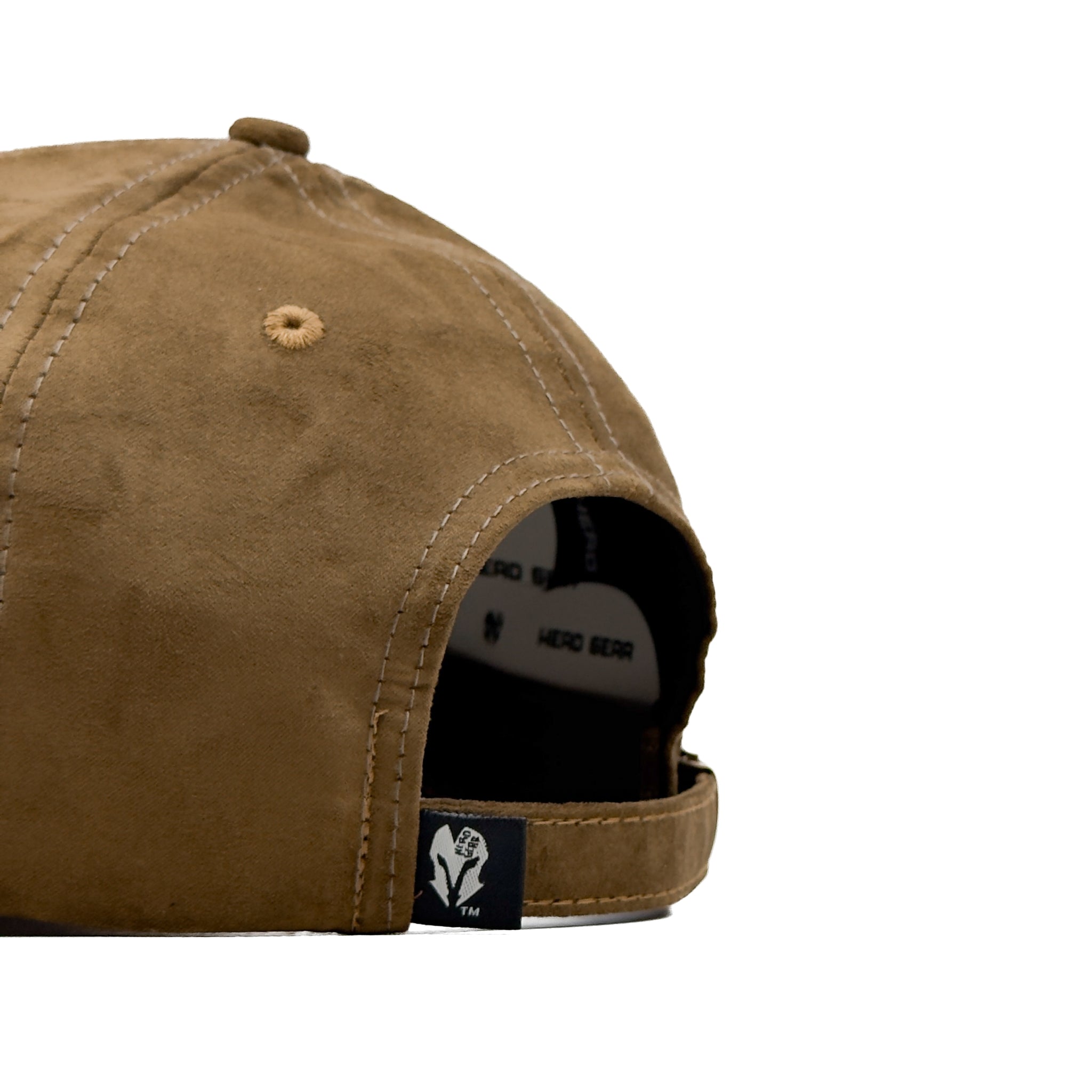 HEAD GEAR OLIVE SUPER SUEDE SANDWICH CAP