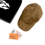 HEAD GEAR OLIVE SUPER SUEDE SANDWICH CAP
