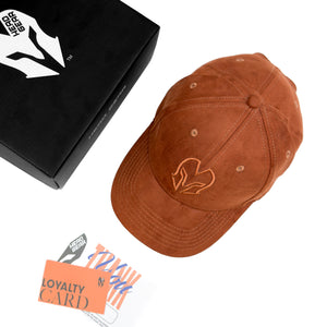 HEAD GEAR BURNT ORANGE SUPER SUEDE CAP