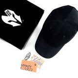HEAD GEAR BLACK CORDUROY CAP