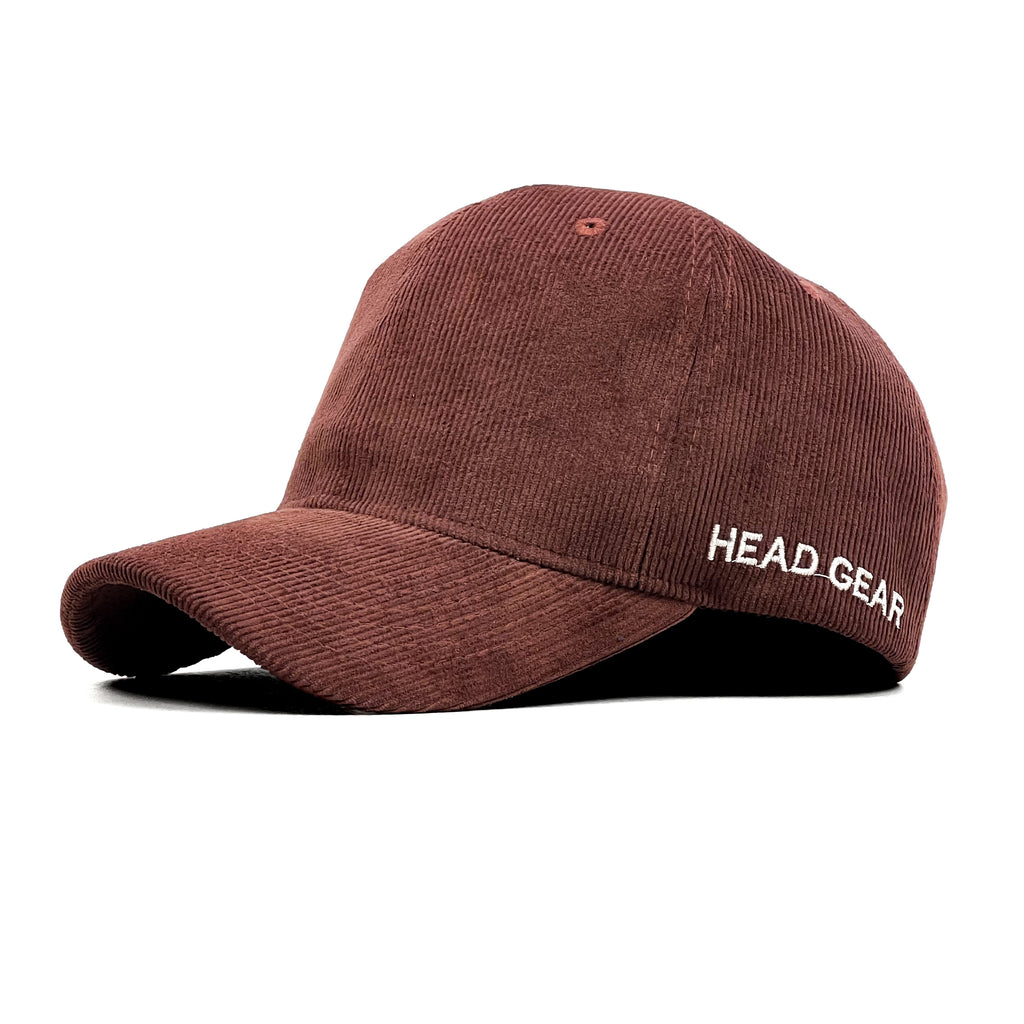 HEAD GEAR CHOCOLATE CORDUROY CAP