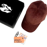 HEAD GEAR CHOCOLATE CORDUROY CAP