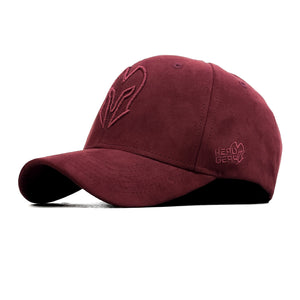 HEAD GEAR RED WINE SUPER SUEDE CAP