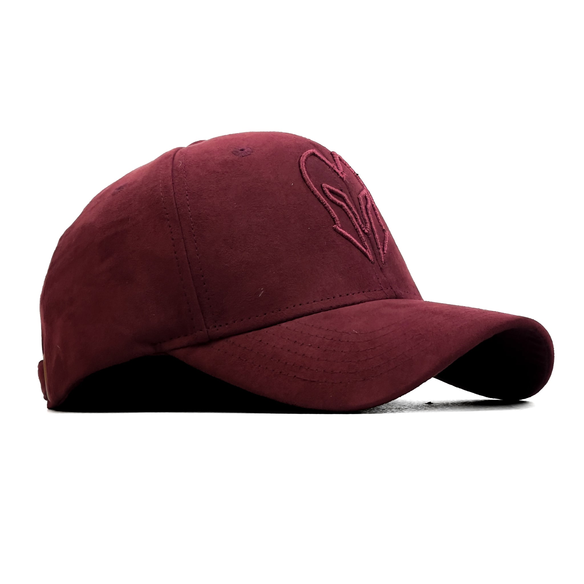 HEAD GEAR RED WINE SUPER SUEDE CAP