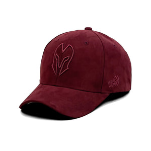 HEAD GEAR RED WINE SUPER SUEDE CAP