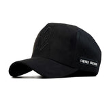 HEAD GEAR BLACK SUPER SUEDE TRUCKER CAP