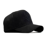 HEAD GEAR BLACK SUPER SUEDE TRUCKER CAP