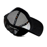 HEAD GEAR BLACK SUPER SUEDE TRUCKER CAP