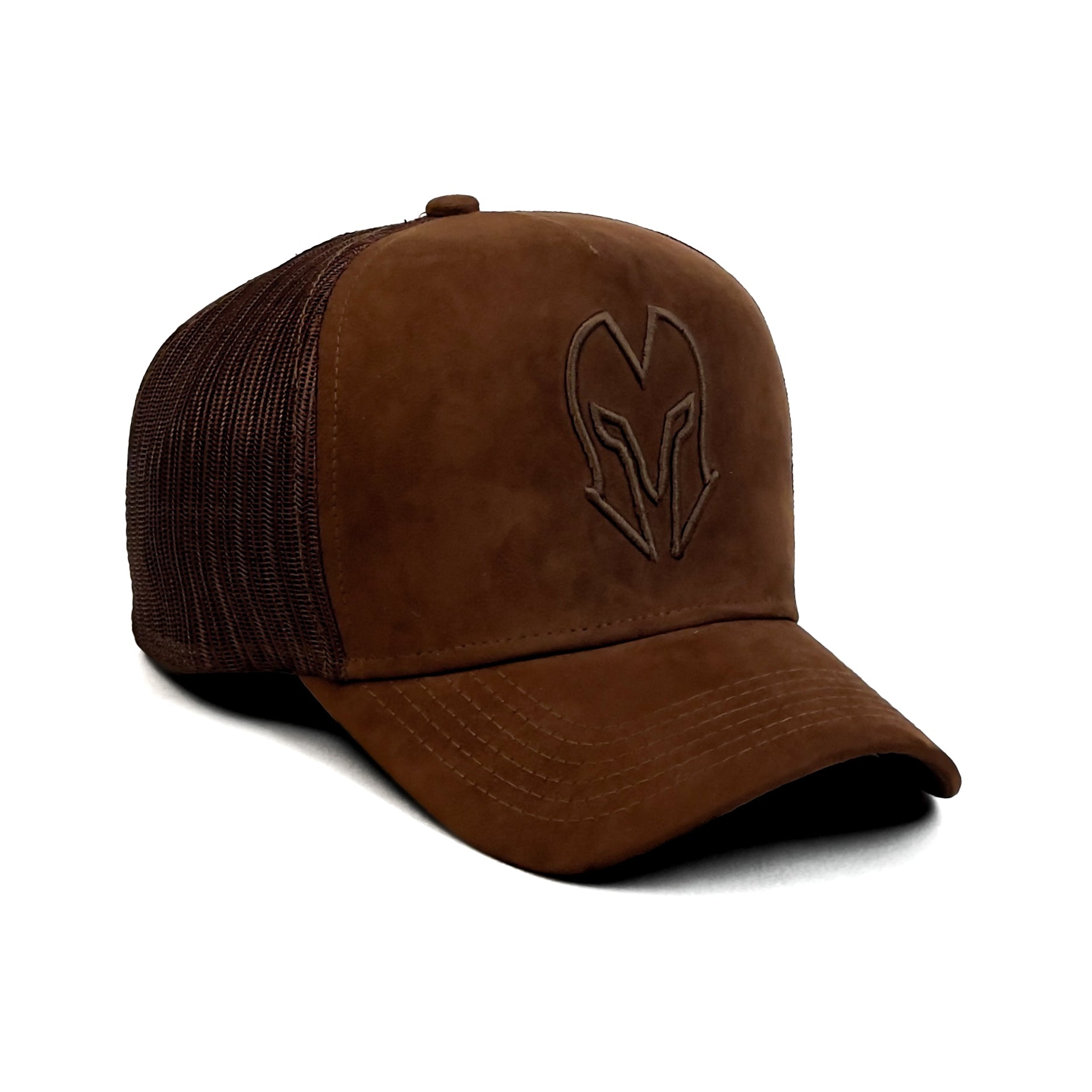 HEAD GEAR CHOCOLATE SUPER SUEDE TRUCKER CAP