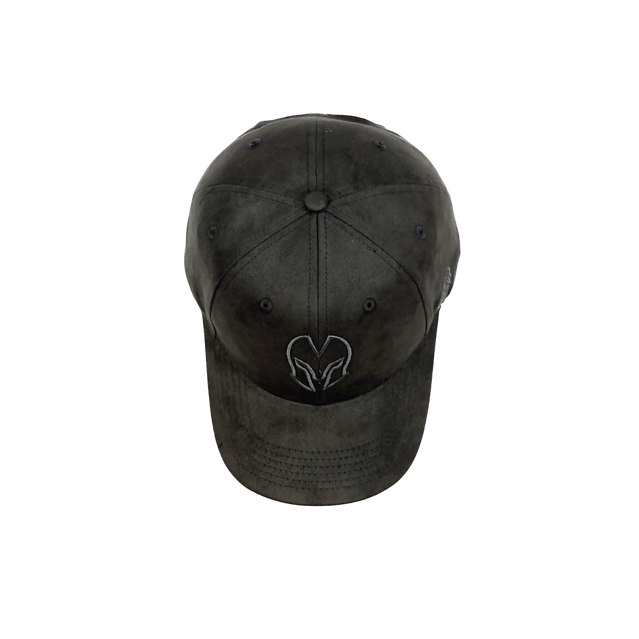 HEAD GEAR GREY SUPER SUEDE CURVED VISOR CAP