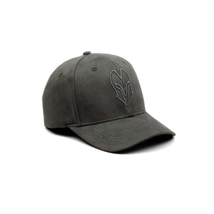 HEAD GEAR GREY SUPER SUEDE CURVED VISOR CAP