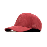HEAD GEAR BARN RED SUPER SUEDE CURVED VISOR CAP
