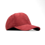 HEAD GEAR BARN RED SUPER SUEDE CURVED VISOR CAP