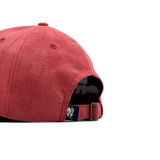 HEAD GEAR BARN RED SUPER SUEDE CURVED VISOR CAP