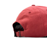 HEAD GEAR BARN RED SUPER SUEDE CURVED VISOR CAP