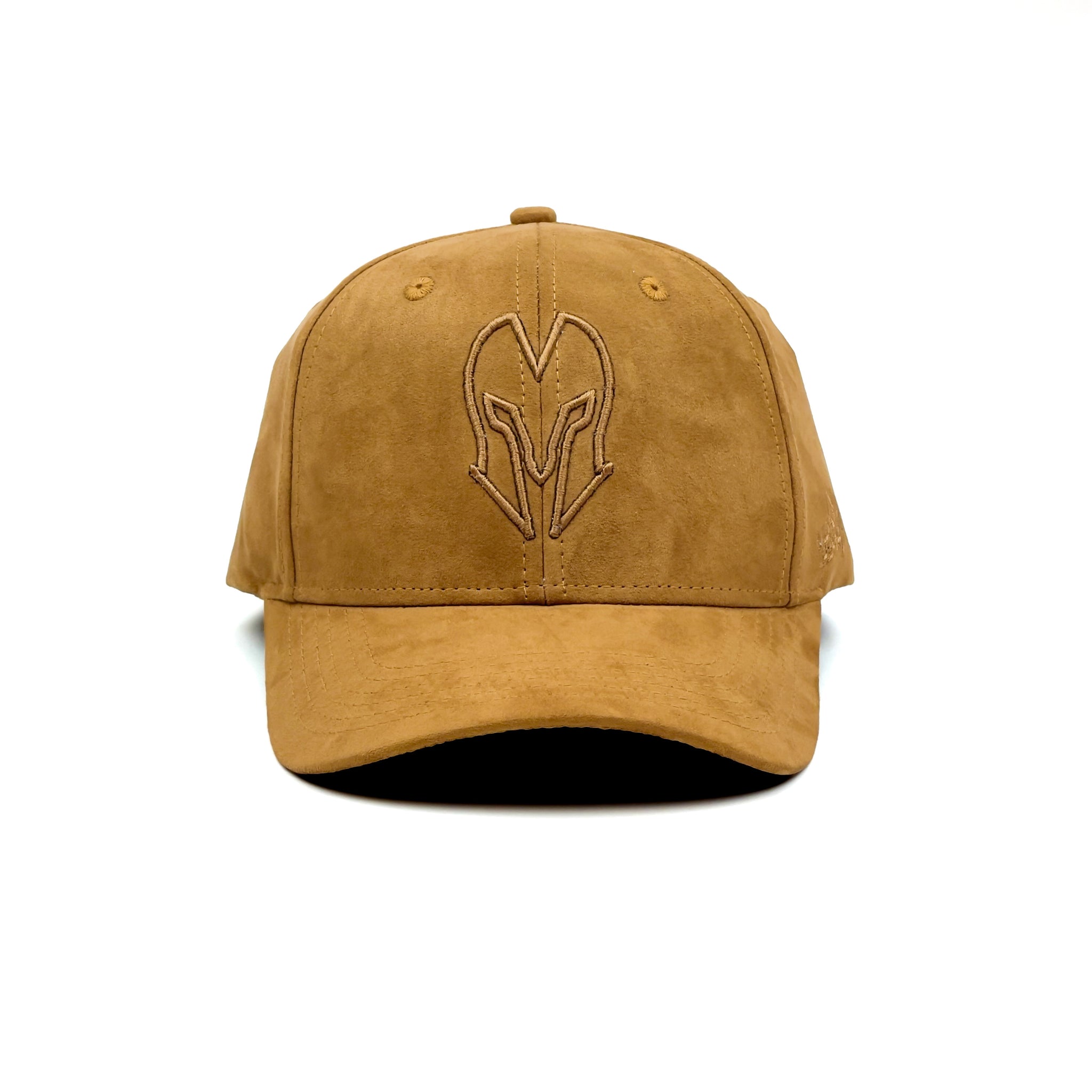 HEAD GEAR BROWN SUPER SUEDE CURVED VISOR CAP