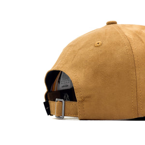 HEAD GEAR BROWN SUPER SUEDE CURVED VISOR CAP