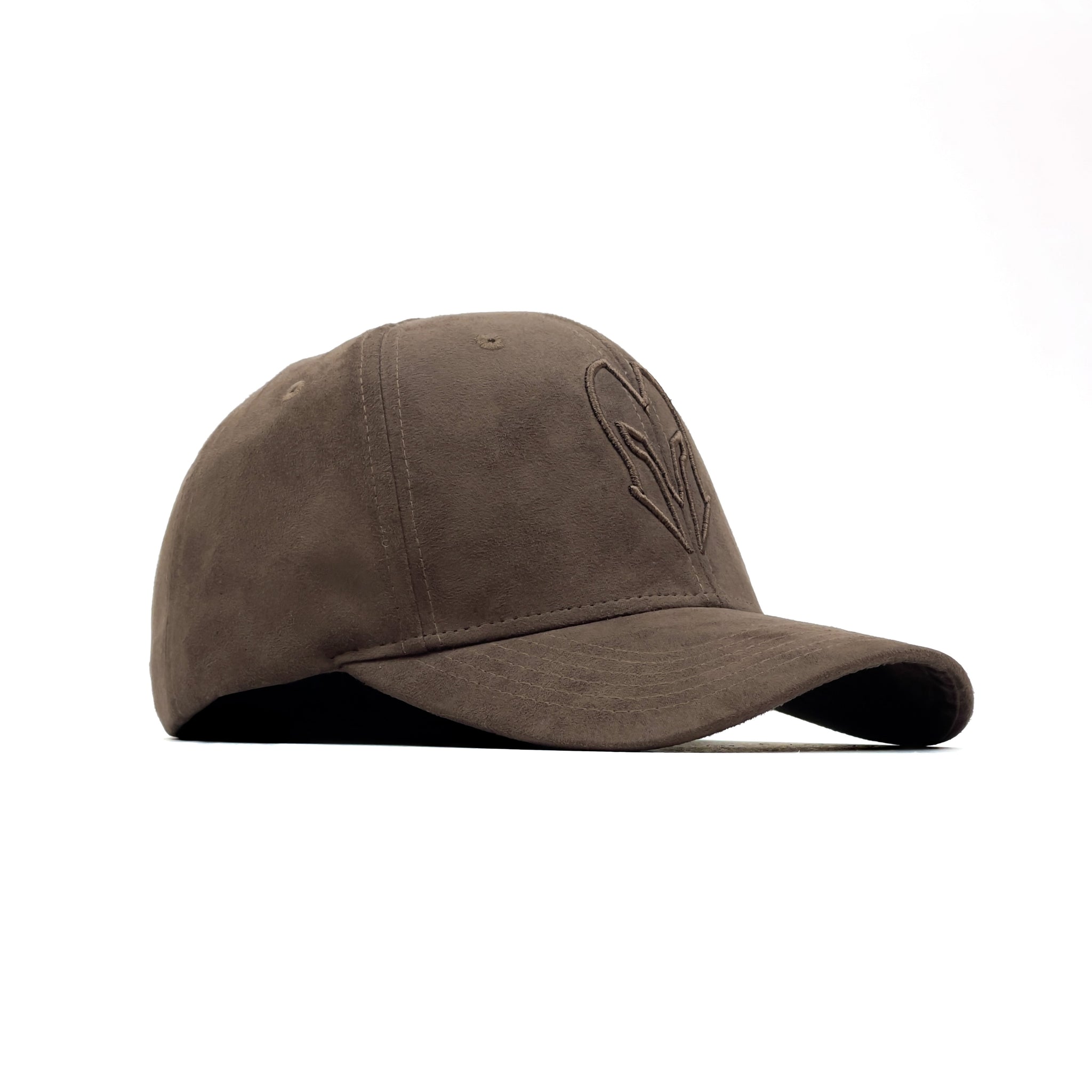 HEAD GEAR COFFEE SUPER SUEDE CURVED VISOR CAP