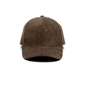 HEAD GEAR COFFEE SUPER SUEDE CURVED VISOR CAP