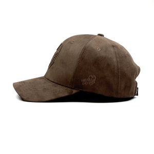 HEAD GEAR COFFEE SUPER SUEDE CURVED VISOR CAP