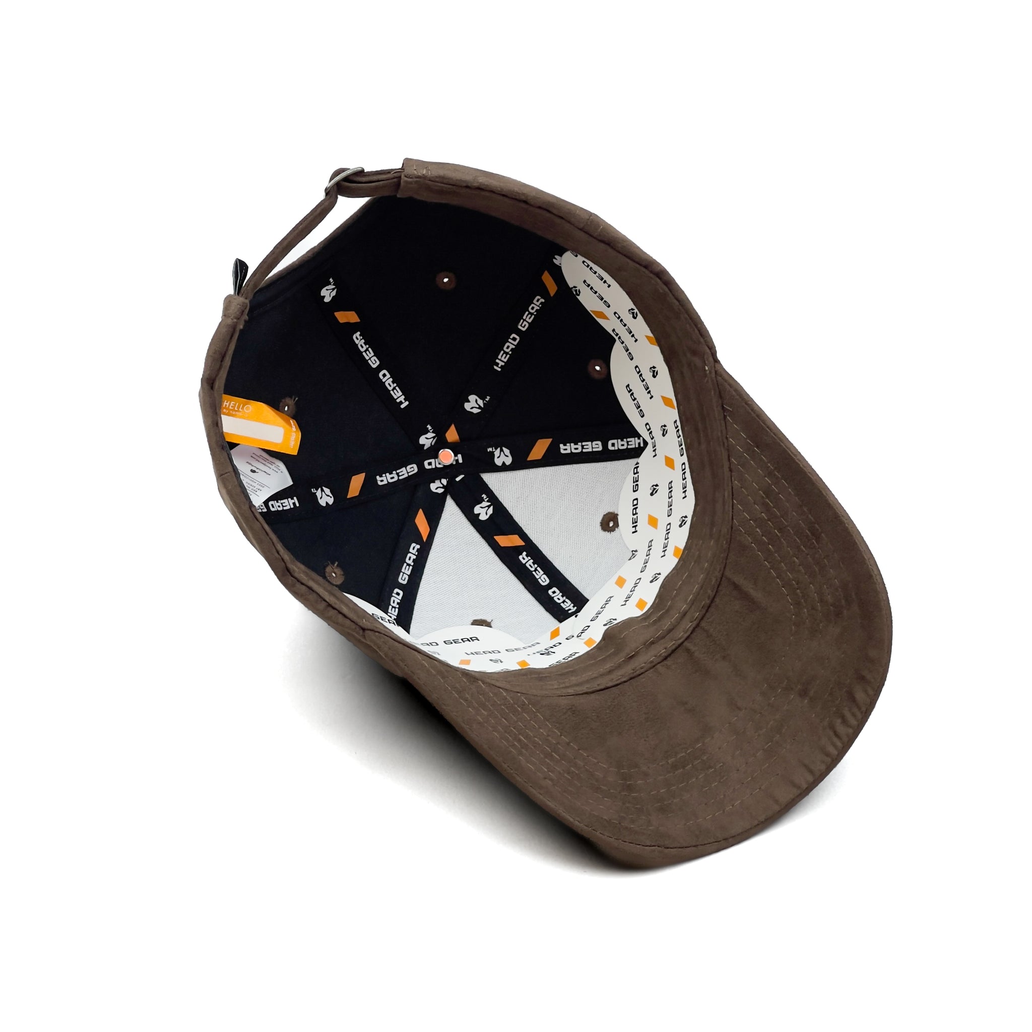 HEAD GEAR COFFEE SUPER SUEDE CURVED VISOR CAP