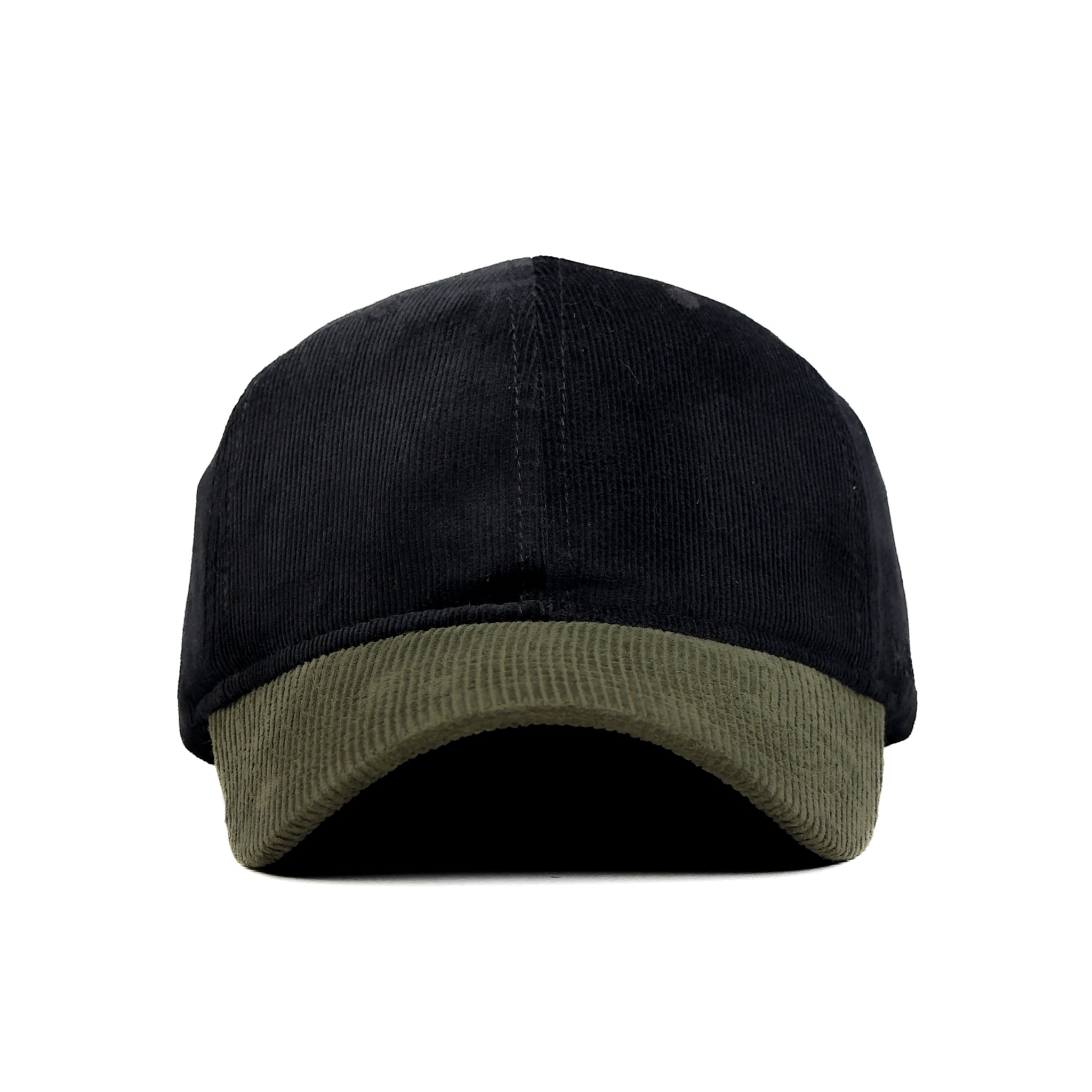 HEAD GEAR BLACK OLIVE DUAL TONE CORD CAP