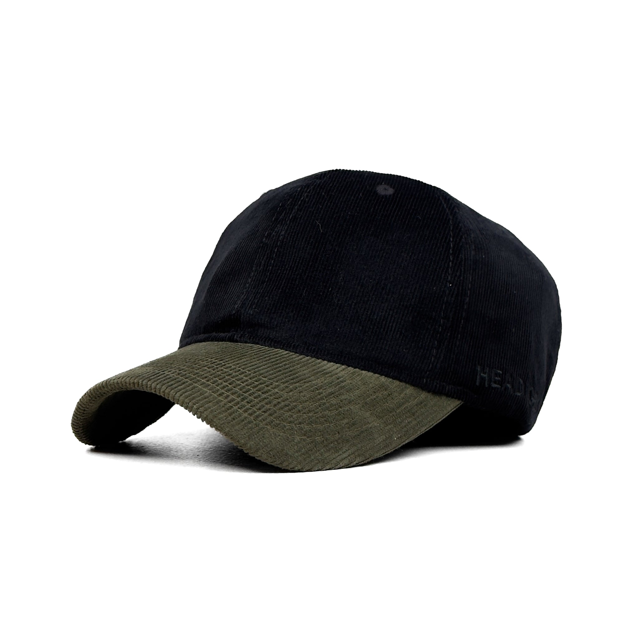 HEAD GEAR BLACK OLIVE DUAL TONE CORD CAP