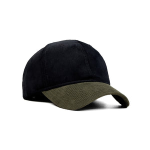 HEAD GEAR BLACK OLIVE DUAL TONE CORD CAP